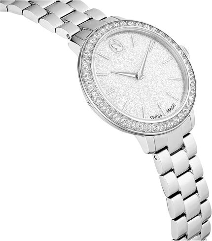 Swarovski Watch, Swiss Made, Metal Bracelet, Silver Tone, Rose Gold-Tone Finish in Saudi Arabia