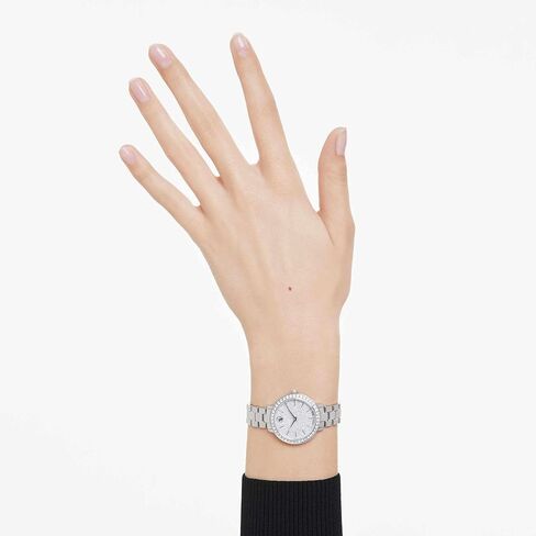 Swarovski Watch, Swiss Made, Metal Bracelet, Silver Tone, Rose Gold-Tone Finish in Saudi Arabia