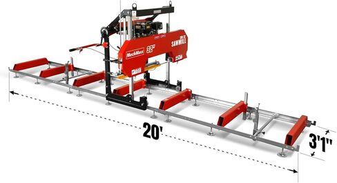 26 "بوصة منشرة محمولة (شفرات 5x متضمنة) ، محرك البنزين E-Start E-Start 420cc 420 ، عرض 22 بوصة ، طول المسار 20" (6.6 "تمديد المسار) ، Model SM-26 in Kuwait
