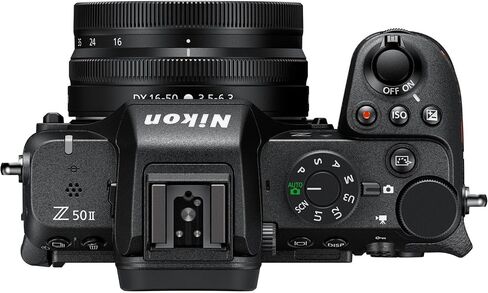 كاميرا Nikon Z50 II بدون مرآة مع عدسة Z DX 16-50 مم f/3.5-6.3 VR و50-250 مم f/4.5-6.3 VR وعدسة 420-800 مم f/8 + ذاكرة 128 جيجابايت + بطارية إضافية + حقيبة كاميرا + المزيد (حزمة 32 قطعة) (متجددة) in Saudi Arabia