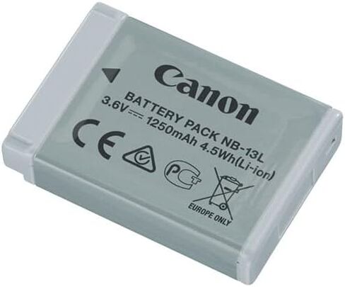 حزمة بطارية ليثيوم أيون Canon NB-13L لكاميرات Canon Powershot G1 X Mark II، SX740، G7 X، G7 X Mark II، III، G9 X، G9 X Mark II، SX270، SX620، SX720، SX730، G1 X Mark III (تغليف بالجملة) in Kuwait