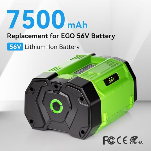 بطارية 7.5Ah بديلة لبطارية EGO 56V BA2800 BA4200 BA1400 BA4200T BA5600T، بطارية EGO متوافقة مع جميع أدوات الطاقة اللاسلكية EGO 56V in Kuwait