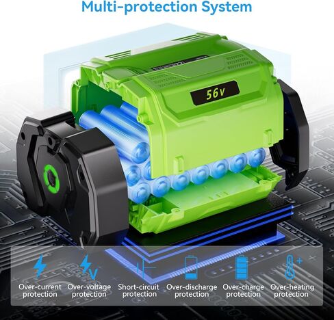 بطارية 7.5Ah بديلة لبطارية EGO 56V BA2800 BA4200 BA1400 BA4200T BA5600T، بطارية EGO متوافقة مع جميع أدوات الطاقة اللاسلكية EGO 56V in Kuwait