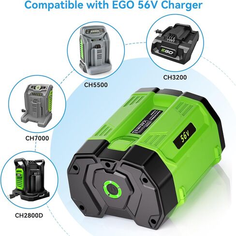 بطارية 7.5Ah بديلة لبطارية EGO 56V BA2800 BA4200 BA1400 BA4200T BA5600T، بطارية EGO متوافقة مع جميع أدوات الطاقة اللاسلكية EGO 56V in Kuwait