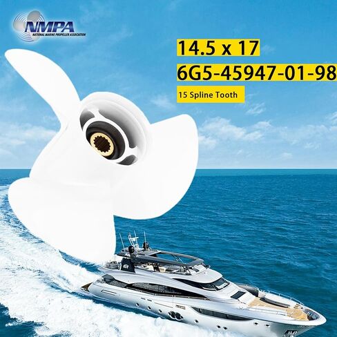 VIF OEM UPGRADE 15 1/4x15 Propeller Aluminium Boat Propeller for Yamaha 150HP 175HP 200HP 220HP 225HP 250HP 300HP F150 F175 F200 F225 Extrid in Kuwait
