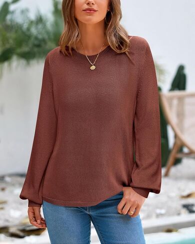 BTFBM Sweaters for Women 2025 Early Fall Fashion Crewneck Long Sleeve Ribbed Knit Oversized Pullover Casual Loose Tops in Saudi Arabia
