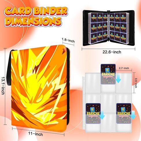 رابط بطاقة التداول لبطاقات TCG ، كتاب حامل البطاقات المحمولة من 9 جيب in Kuwait