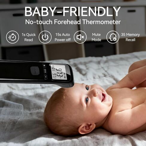 Medical 3-in-1 Infrared Thermometer,touchless Thermometer,Forehead Thermometer for Adults and Infants,Measurable Body Temperature of Objects,1s Instant Results ﻿ in Saudi Arabia