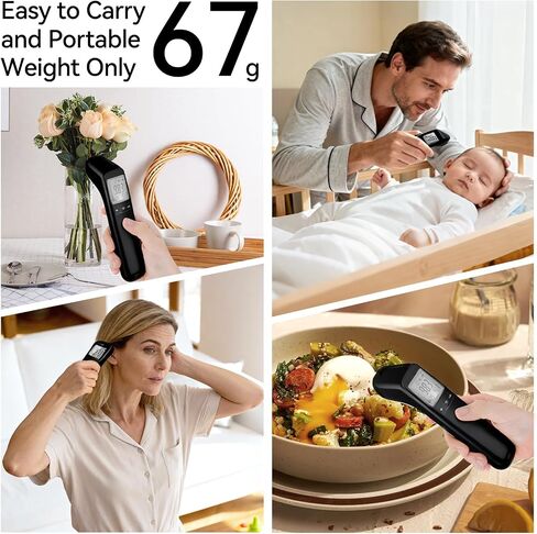 Medical 3-in-1 Infrared Thermometer,touchless Thermometer,Forehead Thermometer for Adults and Infants,Measurable Body Temperature of Objects,1s Instant Results ﻿ in Saudi Arabia