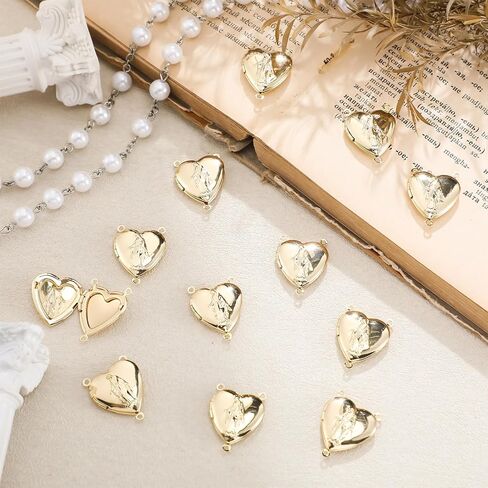 Pinkunn 12 Pcs Our Lady of Grace Locket Rosary Centers for Catholic Gift 1 Inch Classic Medal Rosary Centerpiece Center Jewelry, Silver in Saudi Arabia