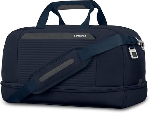 Samsonite Paralux Weekender Duffel Bag, Travel Carry-On Bag with Wide Opening, Drop-Bottom Shoe & Laundry Compartment, AirTag™ Holder, StackIt™ Strap - Business & Leisure Travel Bag in Saudi Arabia