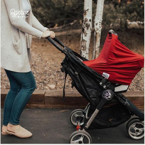 Parker Baby 4 في 1 غطاء مقعد للسيارة للفتيات والفتيان - مظلة Carseat Endrady ، غطاء التمريض ، غطاء عربة البقالة ، غطاء الكرسي المرتفع - "Desert" in Saudi Arabia