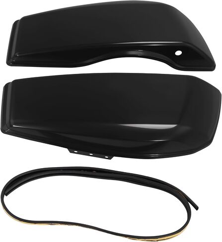TCMT Black Saddlebags 6" x 9" Speakers Cut outs W/Grill Fit For Harley Touring CVO Road Glide FLTRXSE Street Glide FLHXSE 2023-25 CVO Road Glide ST FLTRXSTSE Street Glide Ultra FLHXU 24-25 in Saudi Arabia