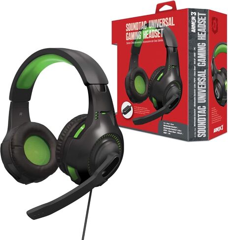 Armor3 "Soundtac" Universal Gaming Headset (Blue) for Xbox Series X/Xbox Series S/Nintendo Switch/Lite/ PS4/ PS5/ Xbox One/Wii U/PC/Mac - PlayStation 5 in Kuwait