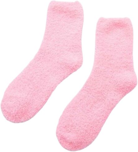 جوارب Couver Womens غامضة رقيقة شتاء دافئ ناعم ناعم مريح من الصوف الجوارب المنزلية المنزلية ، 5-9 ، 1 أو 3 أزواج in Kuwait
