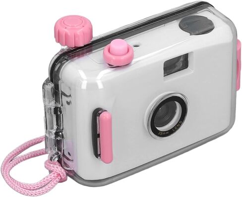 35MM Film Camera, Case, Shutter Speed 1/100s F/9 28MM Lens for Snorkeling, Waterfalls, Lakes, Beaches with 1/100s Reusable Film Camera, Small & Lightweight Design in Saudi Arabia