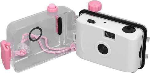 35MM Film Camera, Case, Shutter Speed 1/100s F/9 28MM Lens for Snorkeling, Waterfalls, Lakes, Beaches with 1/100s Reusable Film Camera, Small & Lightweight Design in Saudi Arabia