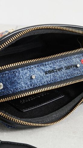 Marc Jacobs Women's The Trinket Charm Denim Snapshot Bag in Saudi Arabia