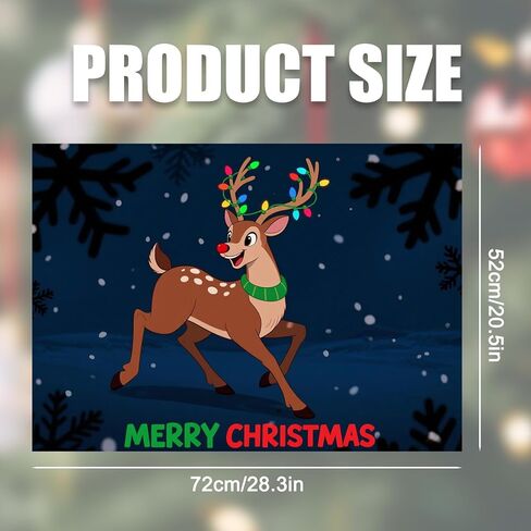 Nuxovilar Christmas Stove Top Cover 28.35×20.47inch, Blue Snowman Stove Cover, Polyester & Diatom Mud Blend, Fun Pattern Festive Decor in Saudi Arabia