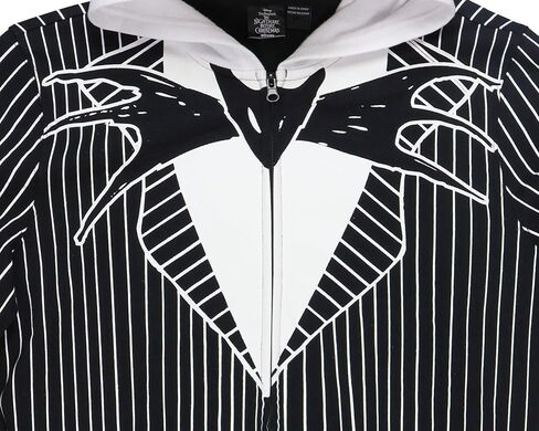 Seven Times Six Nightmare Before Christmas Men's Jack Skellington Tuxedo Full-Zip Adult Costume Hoodie in Saudi Arabia