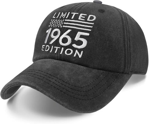 هدايا عيد الميلاد الخمسين للرجال والنساء، زينة عيد ميلاد سعيد الخمسين - قبعة بيسبول مطرزة من القطن المغسول قابلة للتعديل in Kuwait