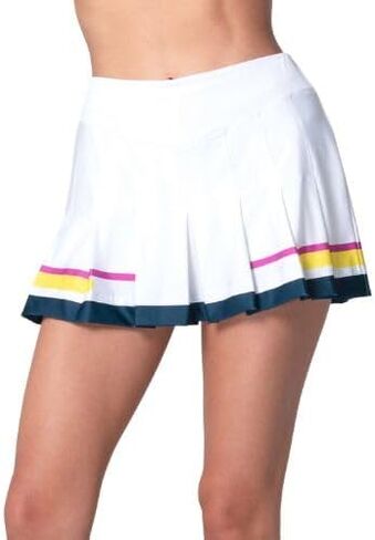 Lucky In Love Pleated Border Stripe Skirt in Saudi Arabia