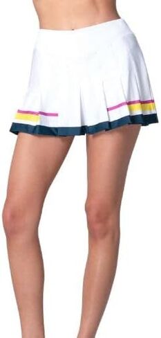 Lucky In Love Pleated Border Stripe Skirt in Saudi Arabia
