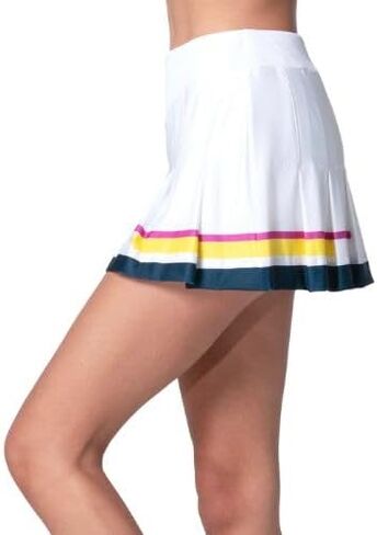 Lucky In Love Pleated Border Stripe Skirt in Saudi Arabia