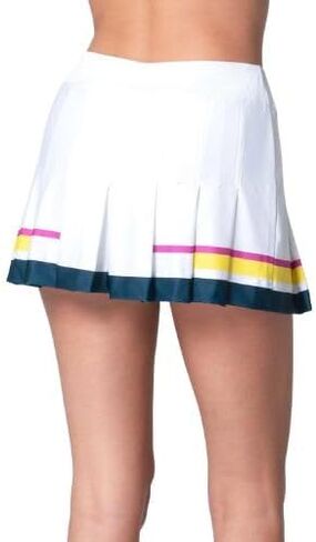 Lucky In Love Pleated Border Stripe Skirt in Saudi Arabia