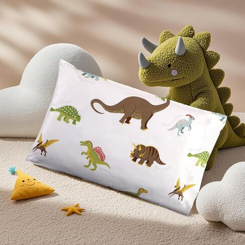 Mag 2 PCS Dinosaure Dinosaure Standards ، حزمة وسادة الفراش من 2 20 "*26" (قياسي ، أبيض) in Saudi Arabia
