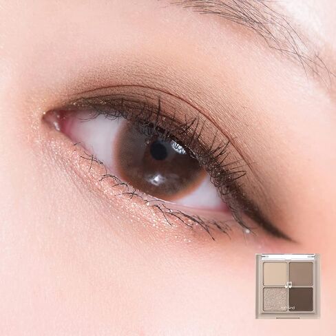 rom&nd Better Than Eyes N Series (N01 Dry Willow Flower) لوحة ظلال عيون كورية صغيرة 4 ظلال أساسية أساسية in Kuwait