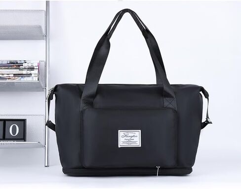 Travel bag, sports handbag, gym bag, carry-on bag for flights, ladies' shoulder bag for weekend overnight trips (Light Purple) in Saudi Arabia
