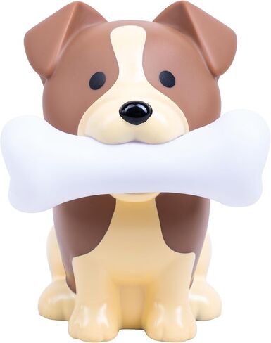 Fizz Creations Rufus The Dog Mood Light – Adorable Kawaii Night Light for Kids, Nursery, Bedroom & Office Décor – Battery Operated LED Lamp with Bone-Shaped Light – Cute Idea for Dog Lovers in Saudi Arabia
