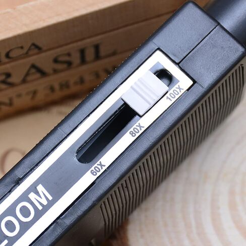 مجهر 60x-100x مع ضوء LED وزجاج جيب حامل للأجزاء البيولوجية الدقيقة in Kuwait