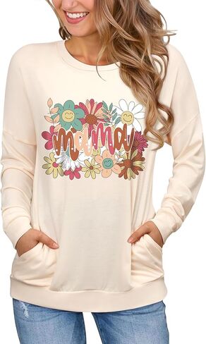 Dresswel Be Kind Sweatshirts for Women Long Sleeve Graphic Shirts Crewneck Pullover Tops Casual Loose Fall Outfits Clothes in Kuwait