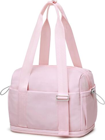 G4Free Mini Gym Bag for Women, Small Duffle Bag with Wet Pocket and Detachable Strap,Lightweight Gym Bag for Workout/Sport/Travel（BLACK） in Saudi Arabia