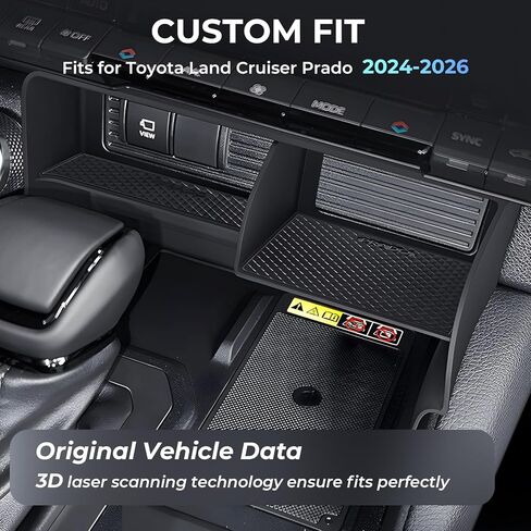 صندوق تخزين سلة تعليق منظم وحدة التحكم المركزية لسوبارو Crosstrek/Impreza 2026 2025 2024، ملحقات داخلية لمسند الذراع لـ 2024-2026 Crosstrek/Impreza، أسود in Kuwait