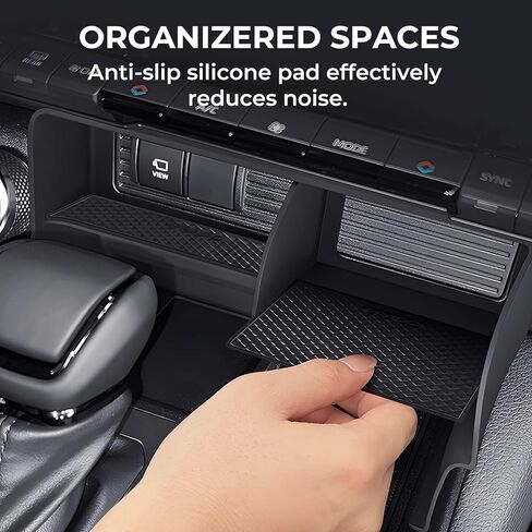 صندوق تخزين سلة تعليق منظم وحدة التحكم المركزية لسوبارو Crosstrek/Impreza 2026 2025 2024، ملحقات داخلية لمسند الذراع لـ 2024-2026 Crosstrek/Impreza، أسود in Kuwait