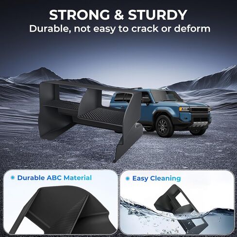 صندوق تخزين سلة تعليق منظم وحدة التحكم المركزية لسوبارو Crosstrek/Impreza 2026 2025 2024، ملحقات داخلية لمسند الذراع لـ 2024-2026 Crosstrek/Impreza، أسود in Kuwait