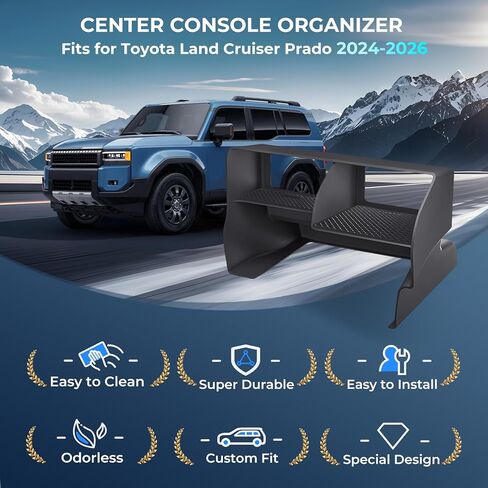 صندوق تخزين سلة تعليق منظم وحدة التحكم المركزية لسوبارو Crosstrek/Impreza 2026 2025 2024، ملحقات داخلية لمسند الذراع لـ 2024-2026 Crosstrek/Impreza، أسود in Kuwait