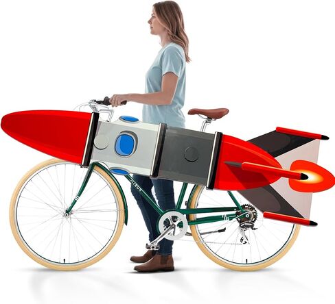 OWLHAUS Eggplant Bicycle Costume for Adults – Funny Halloween Bike Outfit | Fits Adult Bikes Only | Hilarious Party Costume for Parades, Festivals & Bold Events | Easy Assembly, Waterproof in Saudi Arabia