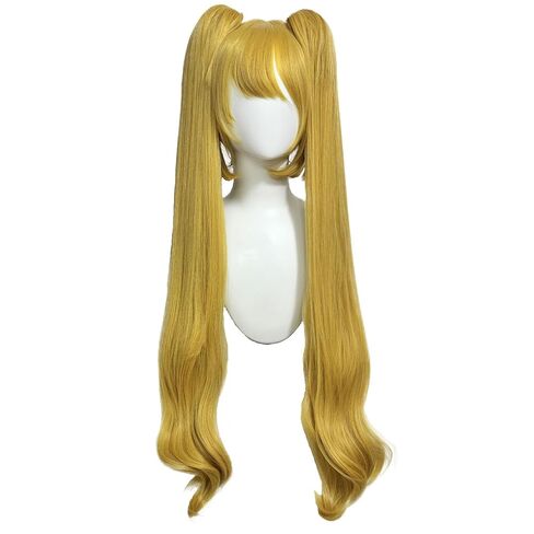 شعر مستعار وردي بطول 47 بوصة/120 سم مع ذيل حصان، شعر مستعار طويل مستقيم مع غرة، شعر صناعي وردي لحفلات الهالوين، شعر مستعار كوسبلاي مع 2 إكسسوارات عقدة فيونكة in Kuwait