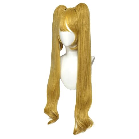 شعر مستعار وردي بطول 47 بوصة/120 سم مع ذيل حصان، شعر مستعار طويل مستقيم مع غرة، شعر صناعي وردي لحفلات الهالوين، شعر مستعار كوسبلاي مع 2 إكسسوارات عقدة فيونكة in Kuwait