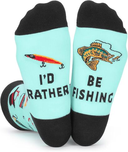 Hunting Accessories Funny Socks for Men – I'd Rather Be Hunting Quote Deer Hunt Deals Cool Gear & Deals Gifts for Hunters and Outdoorsmen in Saudi Arabia