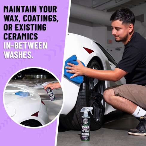 Chemical Guys HydroSpeed Ceramic Quick Detailer, Safe for Cars, Trucks, SUVs, Motorcycles, RVs & More, 32 fl oz - WAC23332 in Saudi Arabia