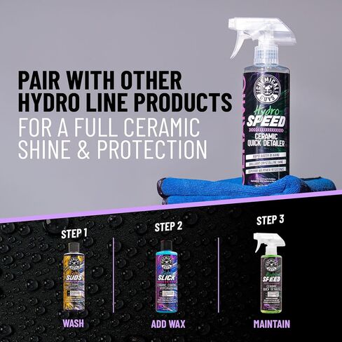 Chemical Guys HydroSpeed Ceramic Quick Detailer, Safe for Cars, Trucks, SUVs, Motorcycles, RVs & More, 32 fl oz - WAC23332 in Saudi Arabia