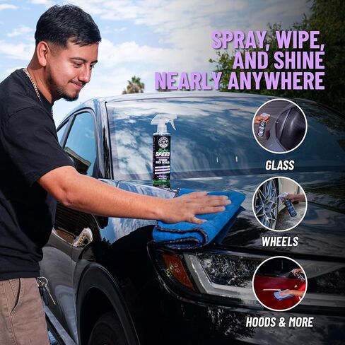Chemical Guys HydroSpeed Ceramic Quick Detailer, Safe for Cars, Trucks, SUVs, Motorcycles, RVs & More, 32 fl oz - WAC23332 in Saudi Arabia