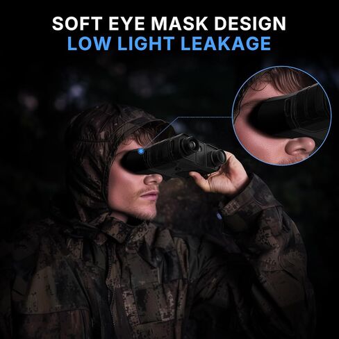 4K Night Vision Goggles, 36MP Photo, 1300FT Range, Gift for Men | 8X Digital Zoom, Flashlight & Compass, 5000mAh Rechargeable Battery, Night Vision Binoculars for Camping & Security in Saudi Arabia