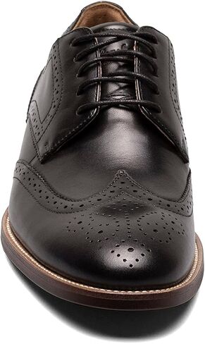 Florsheim Men's Rubano Wt Shoes Oxford, Black/Black, 10 W in Saudi Arabia