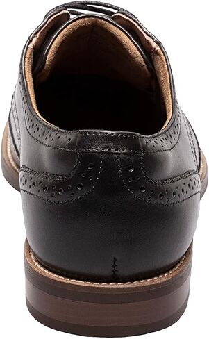 Florsheim Men's Rubano Wt Shoes Oxford, Black/Black, 10 W in Saudi Arabia
